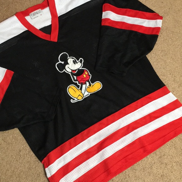 mickey mouse hockey jersey